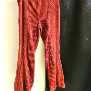 Free People velvet bellbottoms